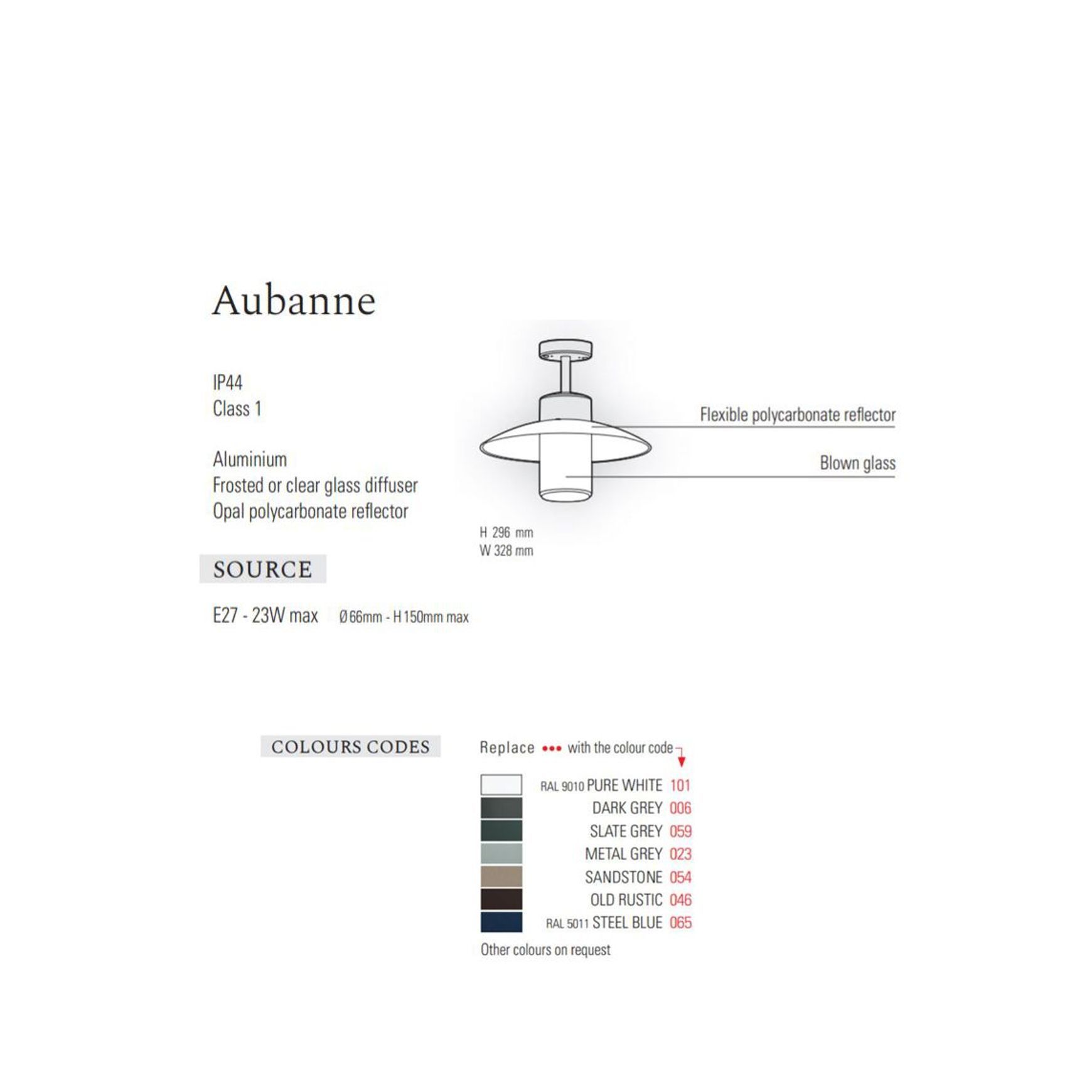 Aubanne Model 2 | Pendant