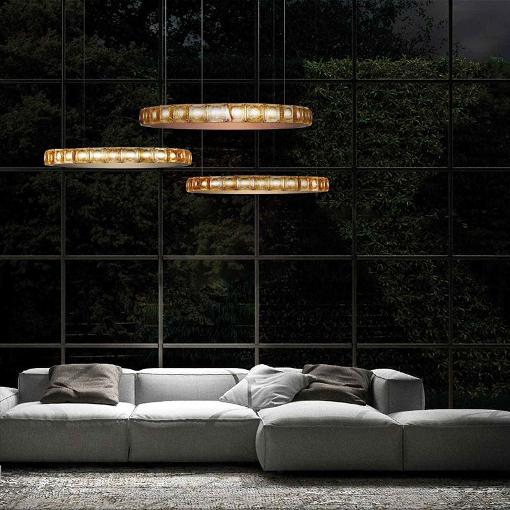 Aura 70cm Circular Pendant