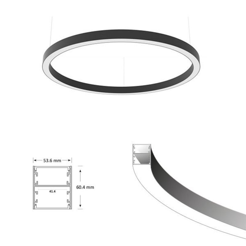 D900mm ORBIT Circular Updown Pendant Light