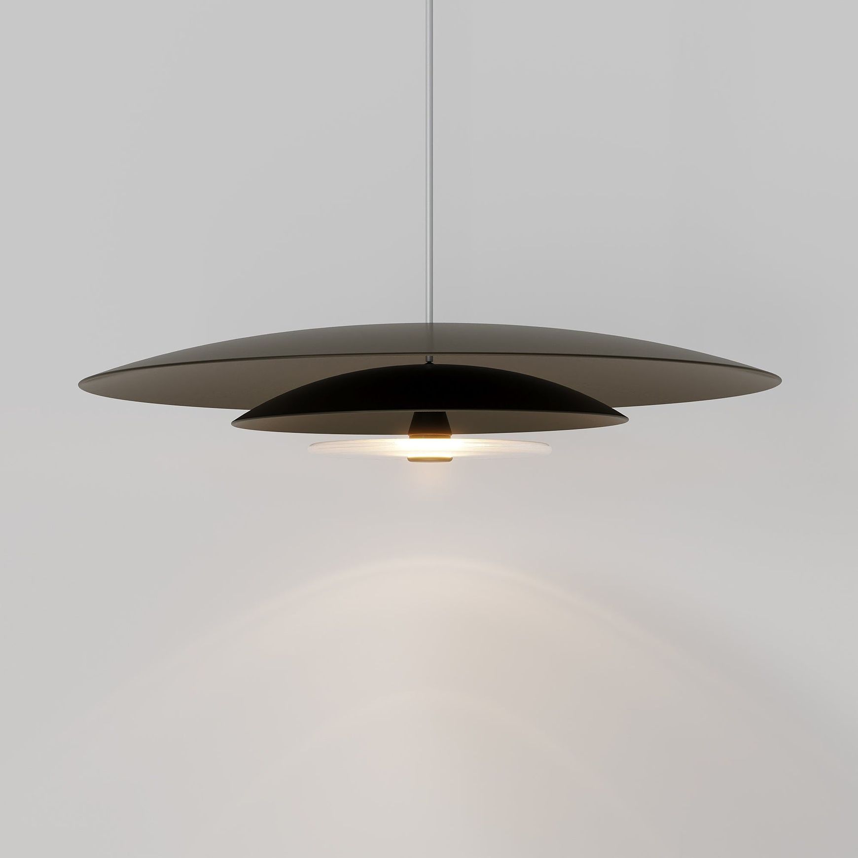 Coral Duo Dome Pendant Light