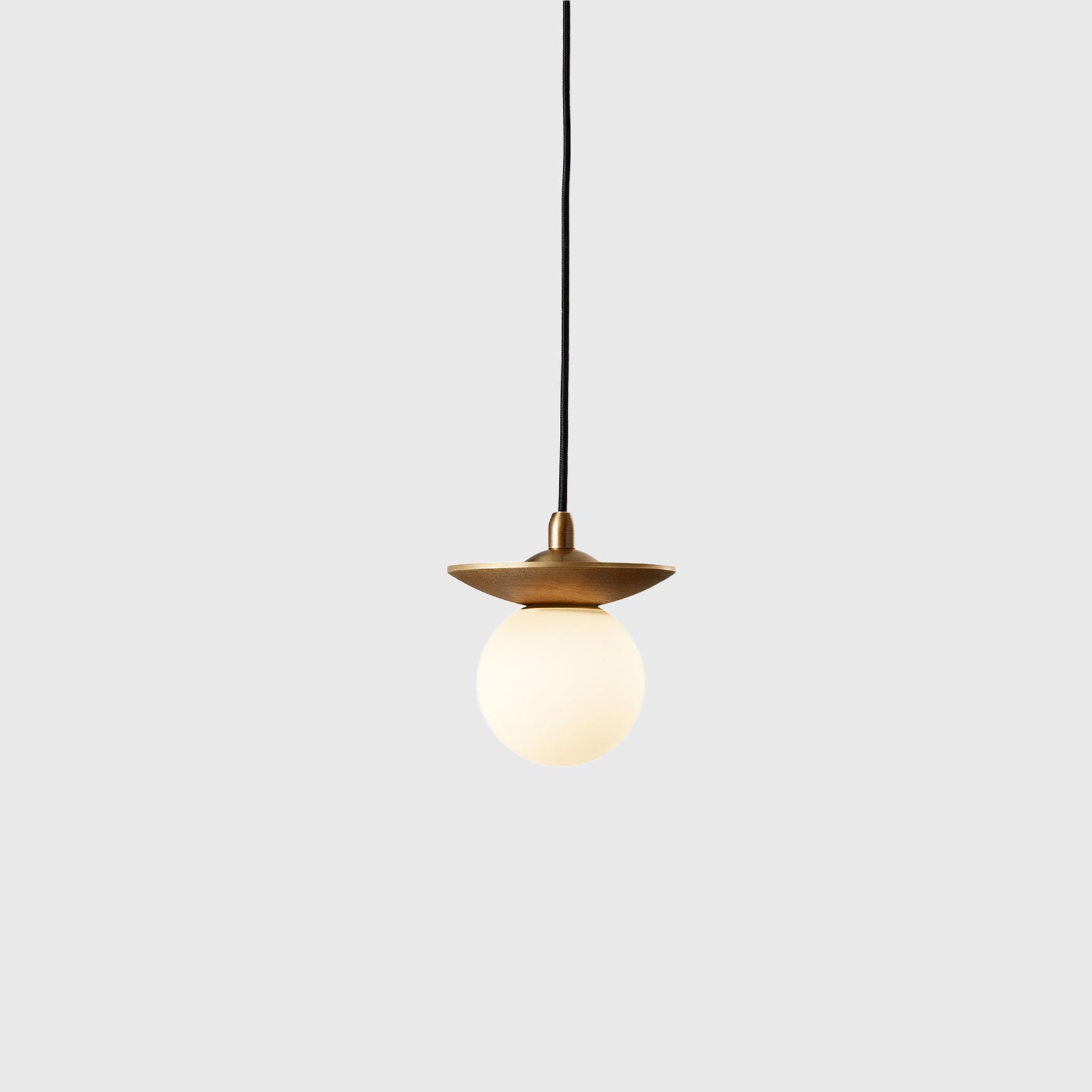 Orbit Brass Pendant Light