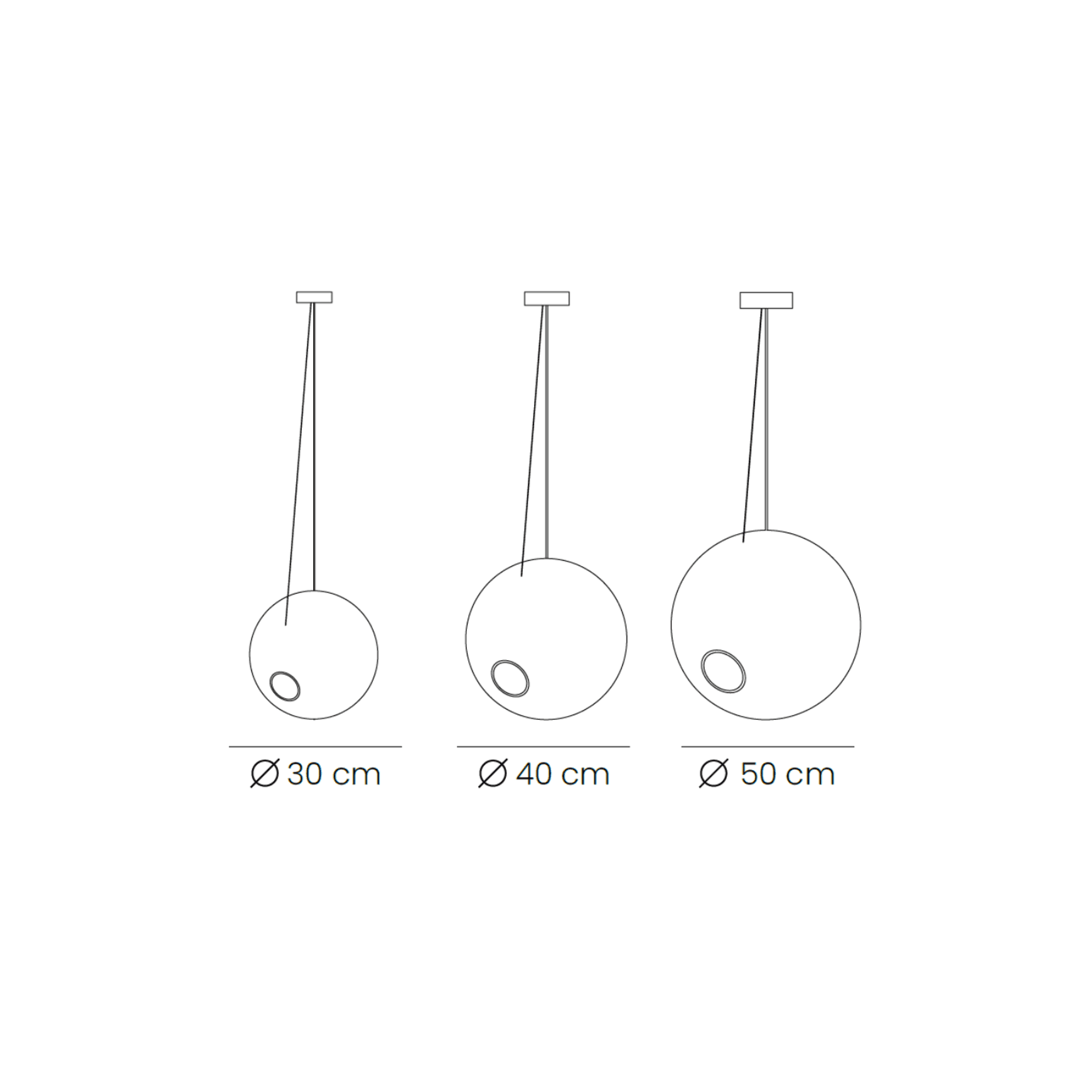 Knitted Tilt Pendant dimensions