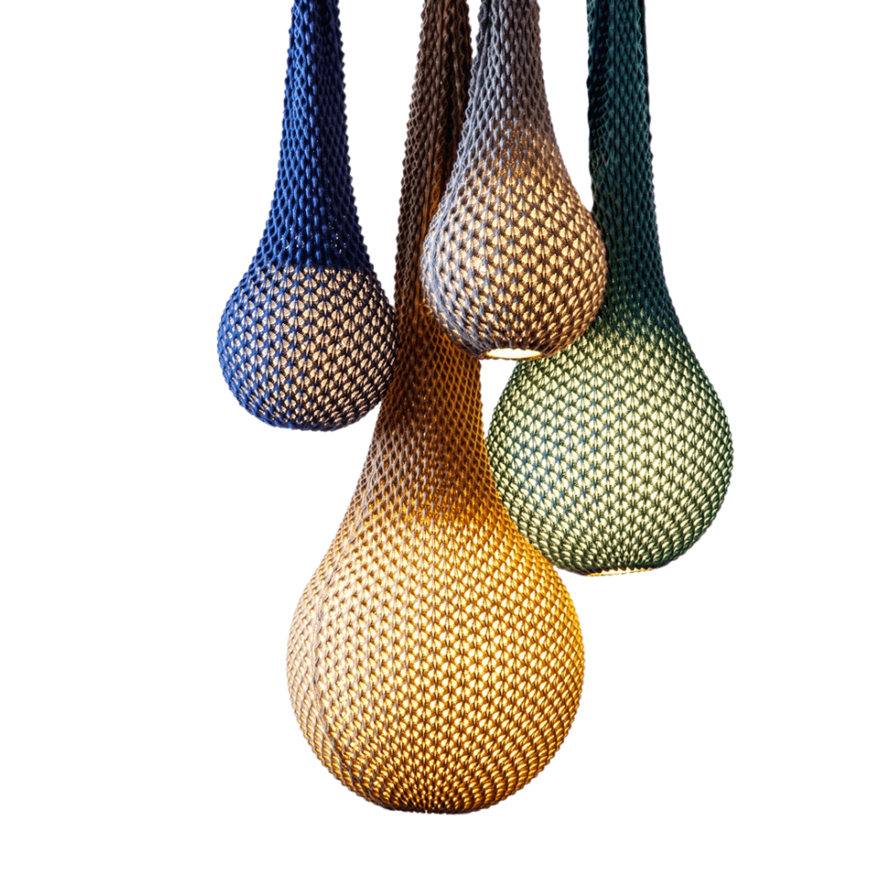Knitted Drop Pendant