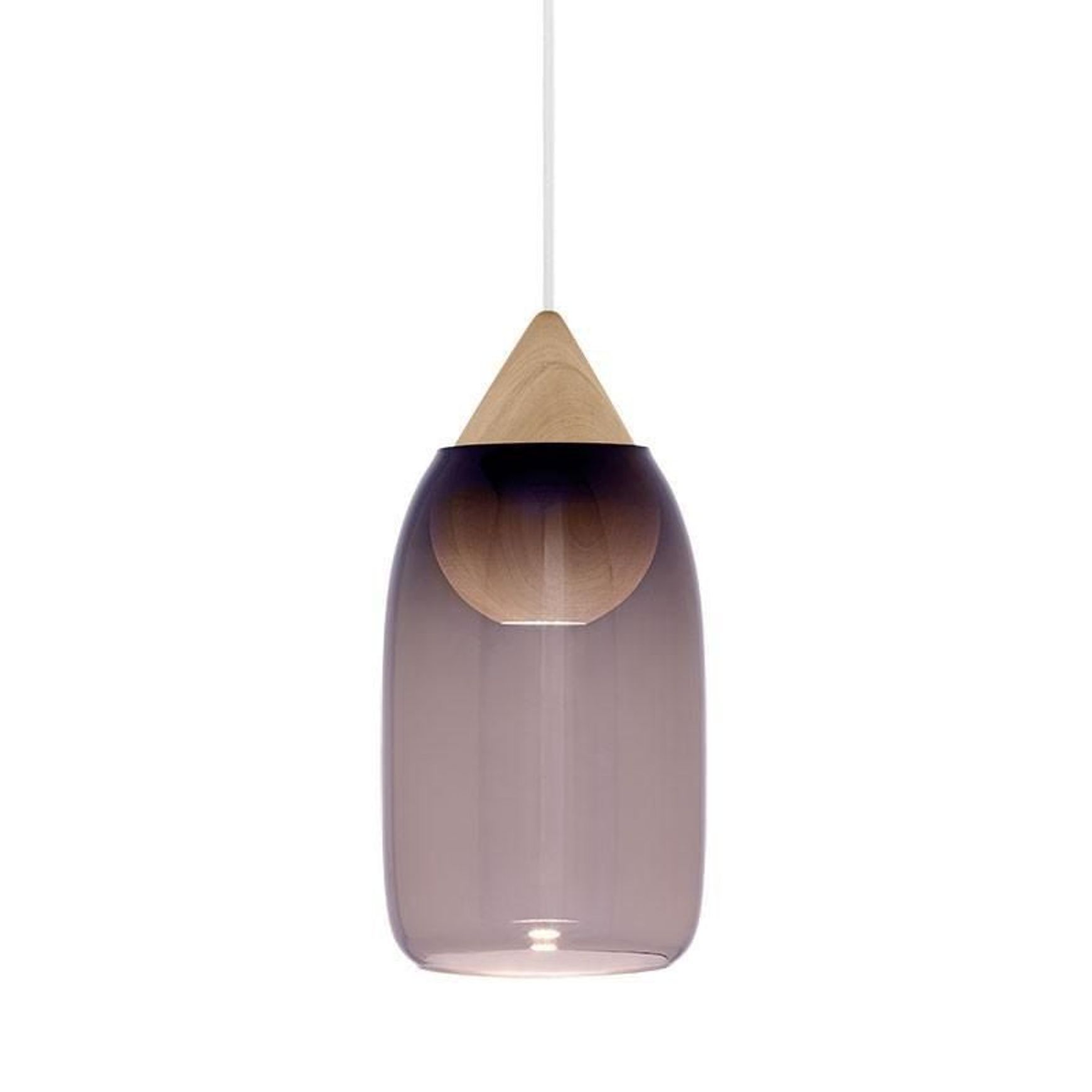 Liuku Drop Pendant - glass shade by Mater