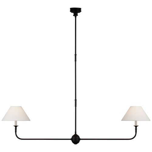 Thomas O'Brien Piaf Large Two-Light Linear Pendant