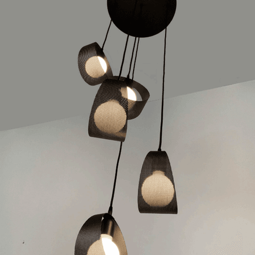 Mini Morgana 5 Cluster Pendant Light