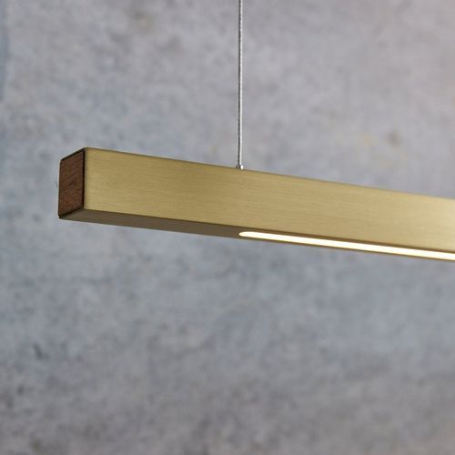 L.I.M. LED Linear Pendant Brass