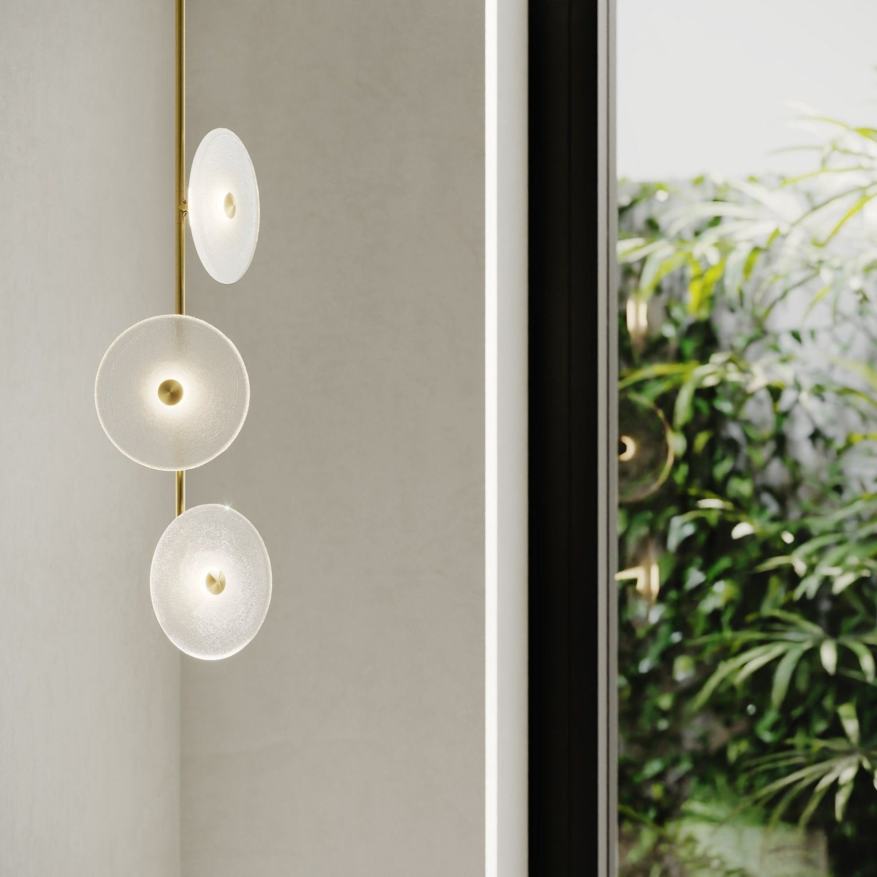 Coral Trio Pendant Light (Off-Centered)