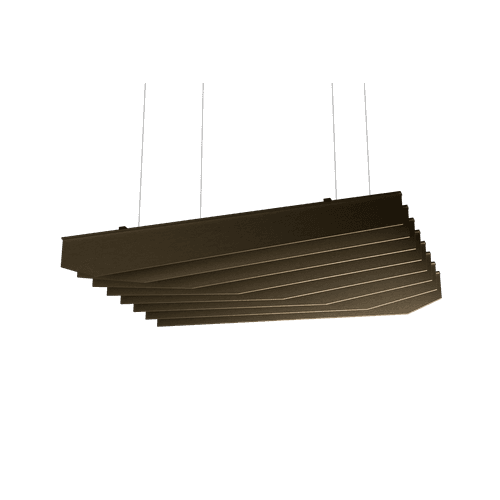 Suspended Sound Absorbent Light Panel Rectangular