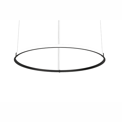 Round Pendant With Exterior Light Diffuser Up To 6000mm