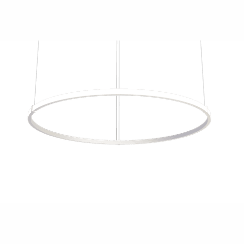 Round Pendant With Exterior Light Diffuser Up To 6000mm