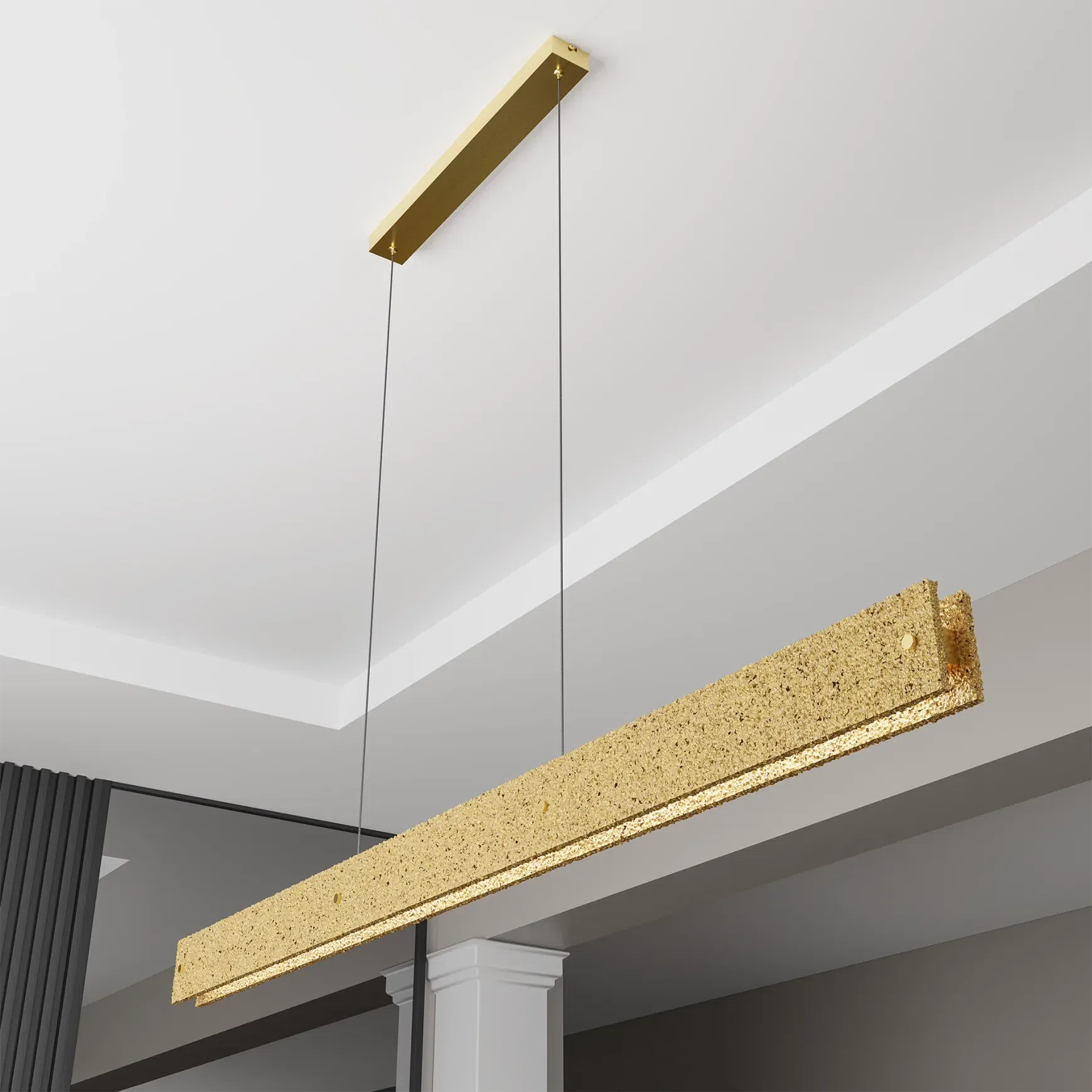 Couas Rough Textured Aluminum Pendant Light