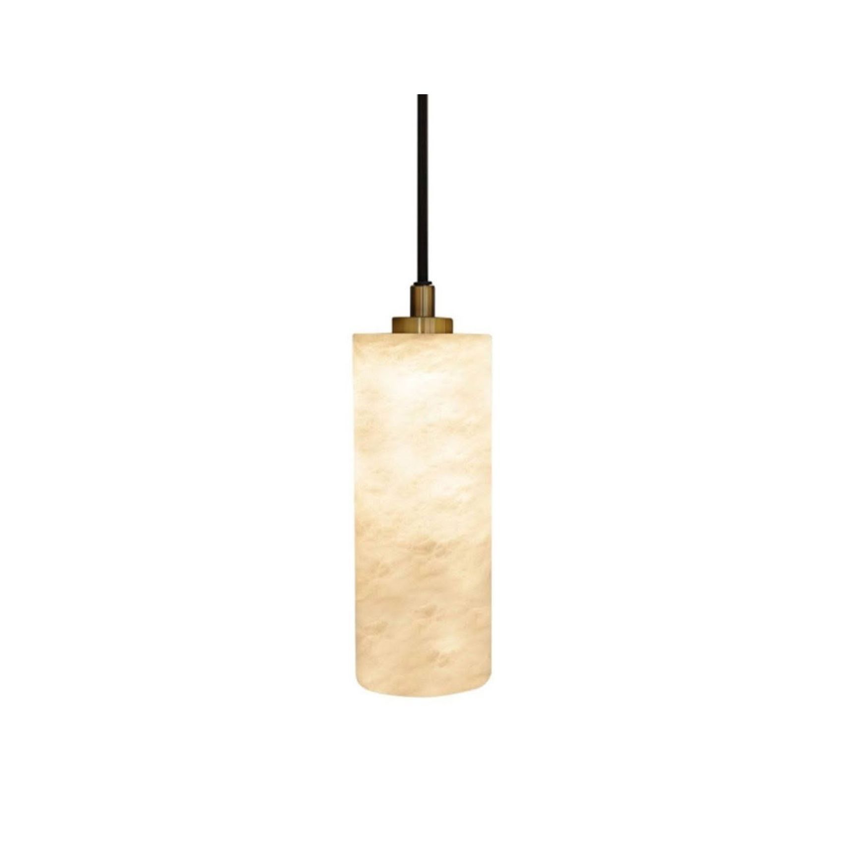Pisa Pendant Small – 200mm – Alabaster