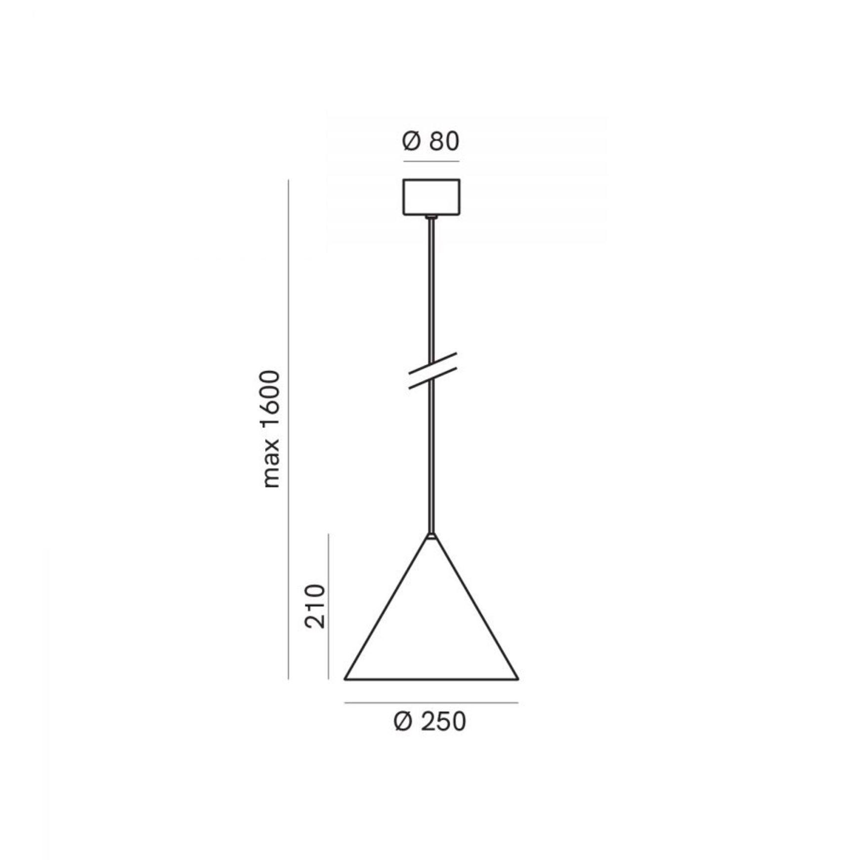 Cone Outdoor Pendant Light