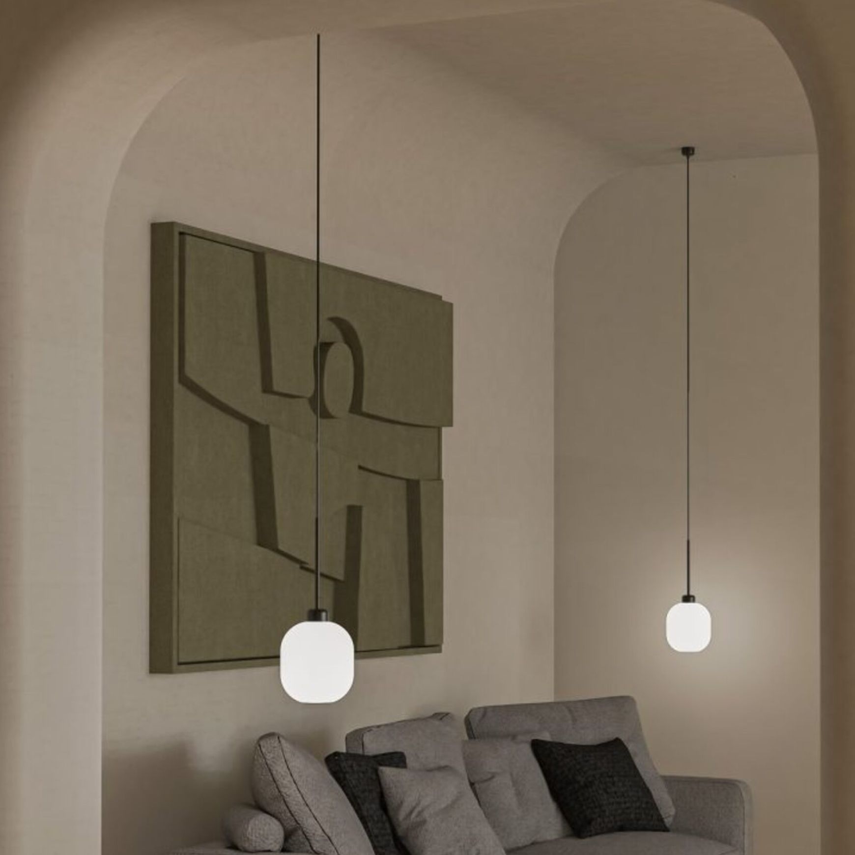 Parlour Lite Curve Pendant Light