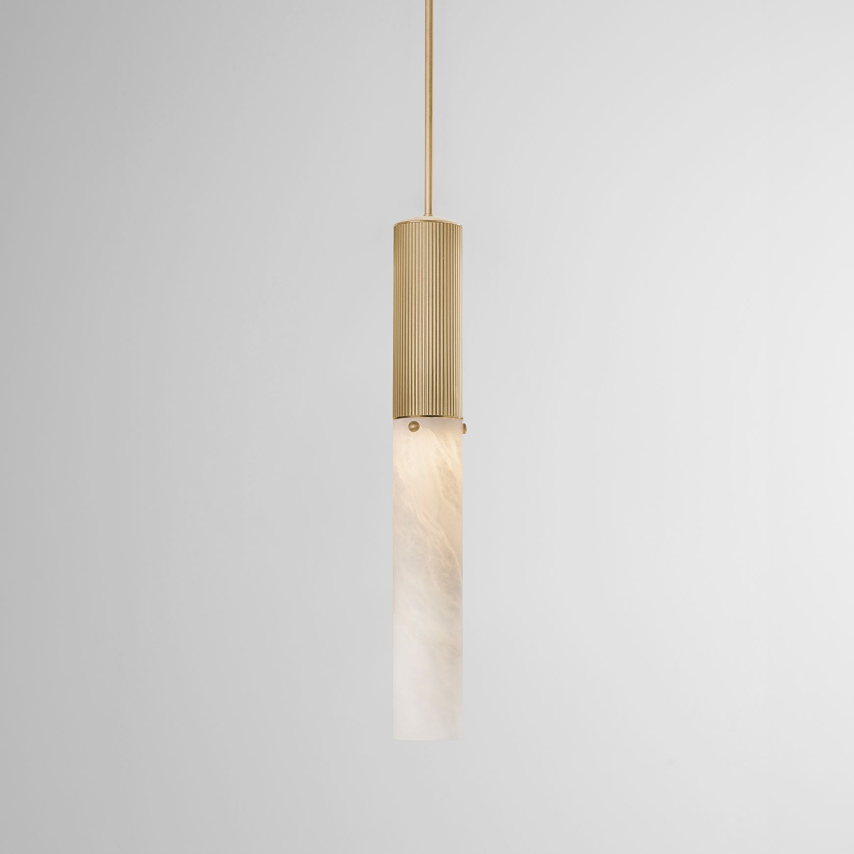 Flume Alabaster Pendant Light