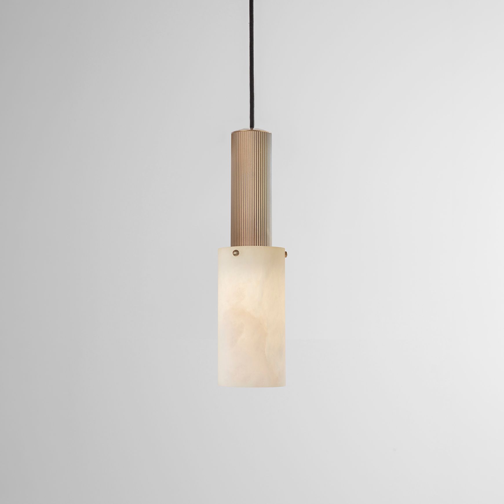 Flume Large Alabaster Pendant Light