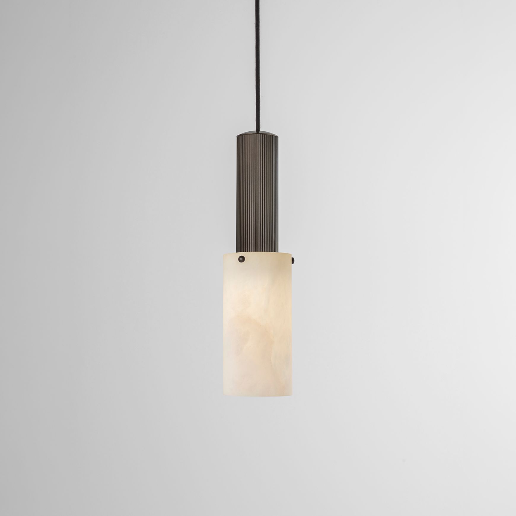 Flume Large Alabaster Pendant Light