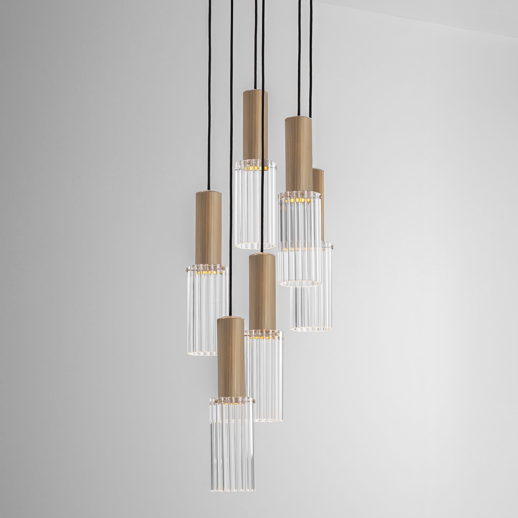 Flume Large 6lt Pendant Light
