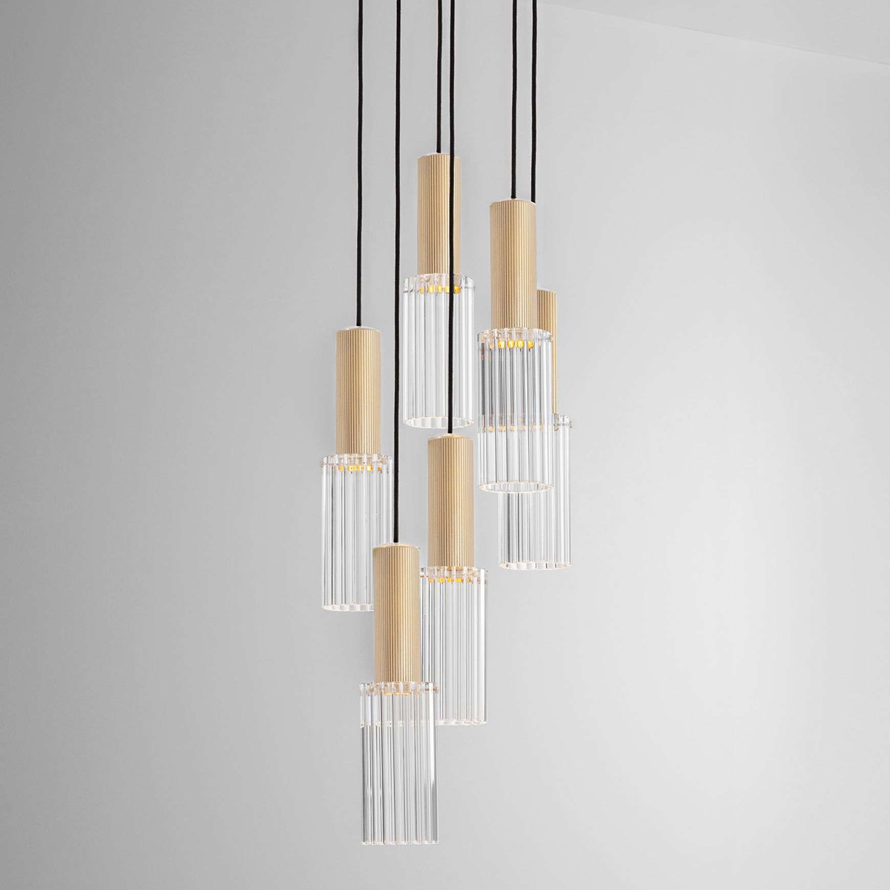 Flume Large 6lt Pendant Light