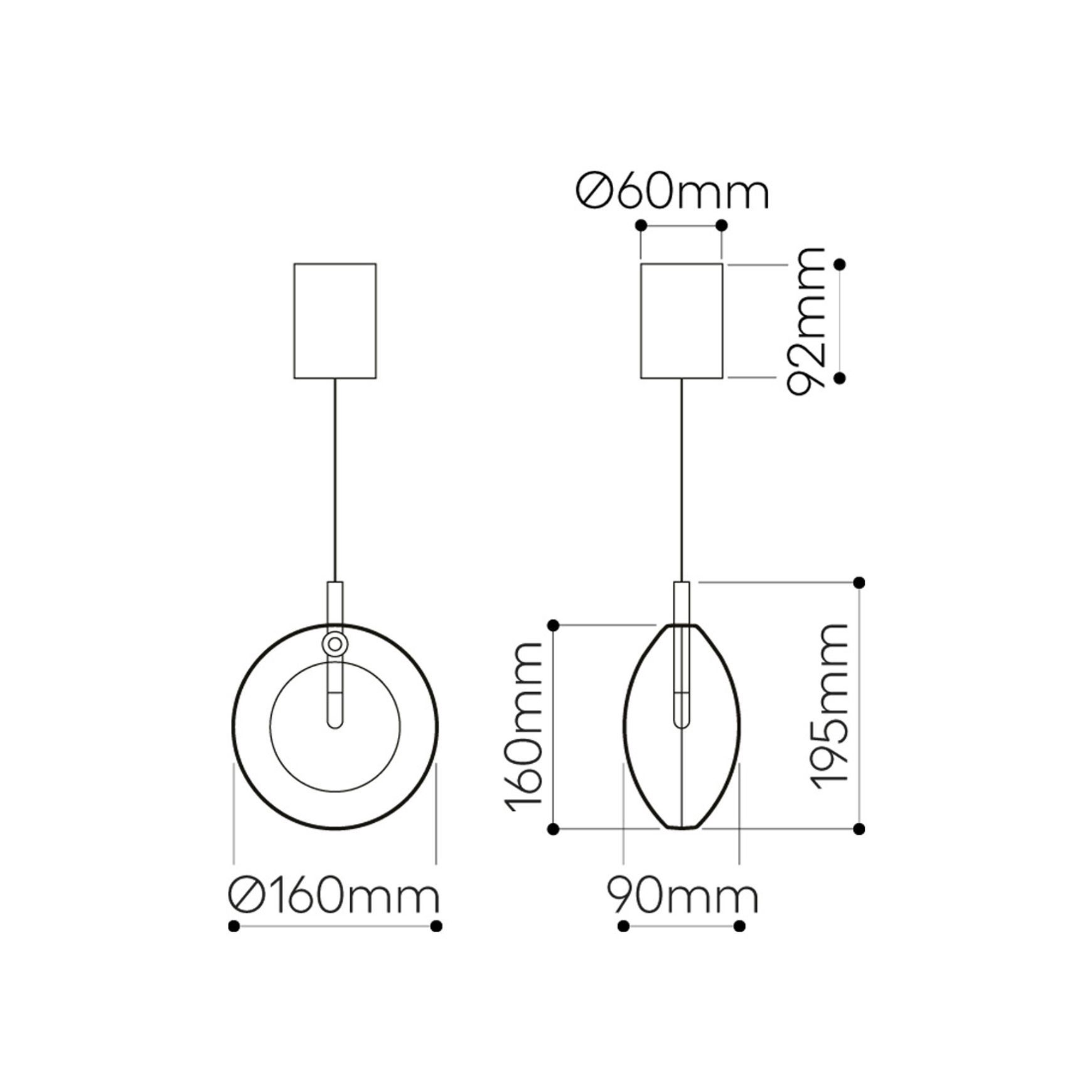 Lens Pendant Light