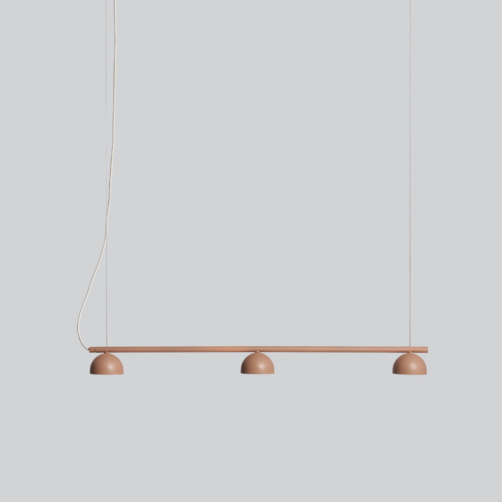 Blush Rail 3lt Pendant Light