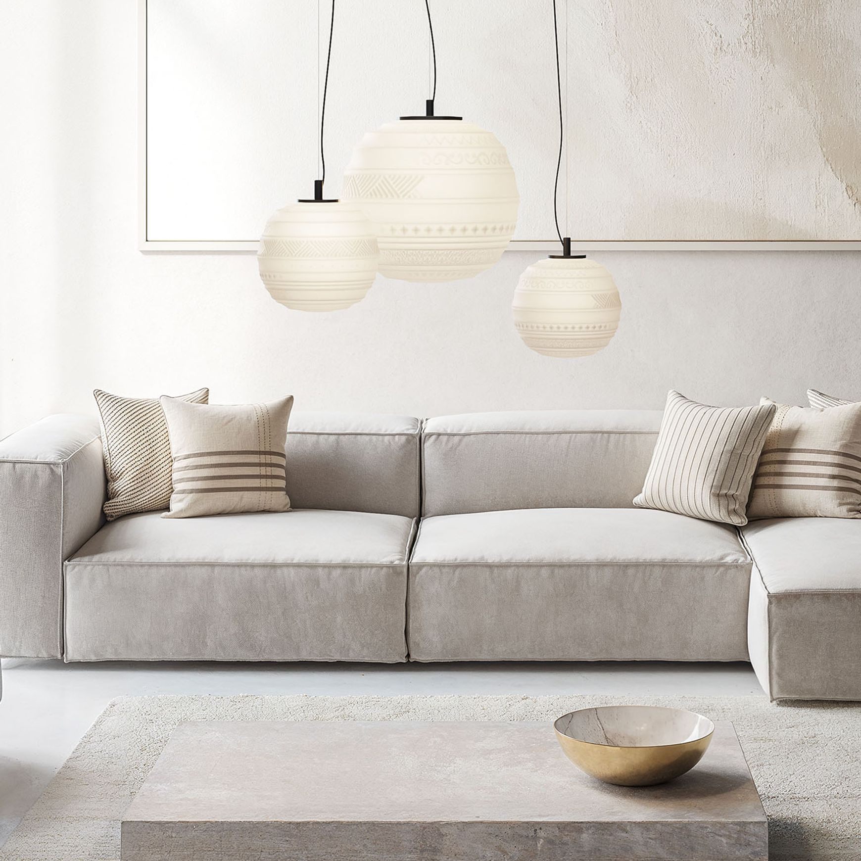 Braille Pendant Light