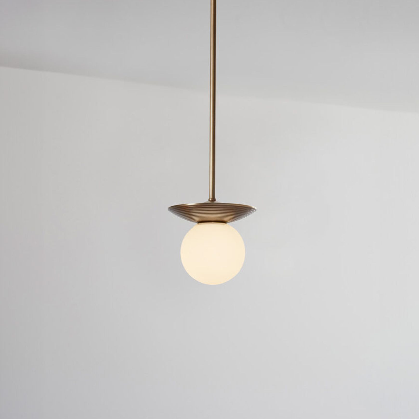 Orbit Brass Pendant Light