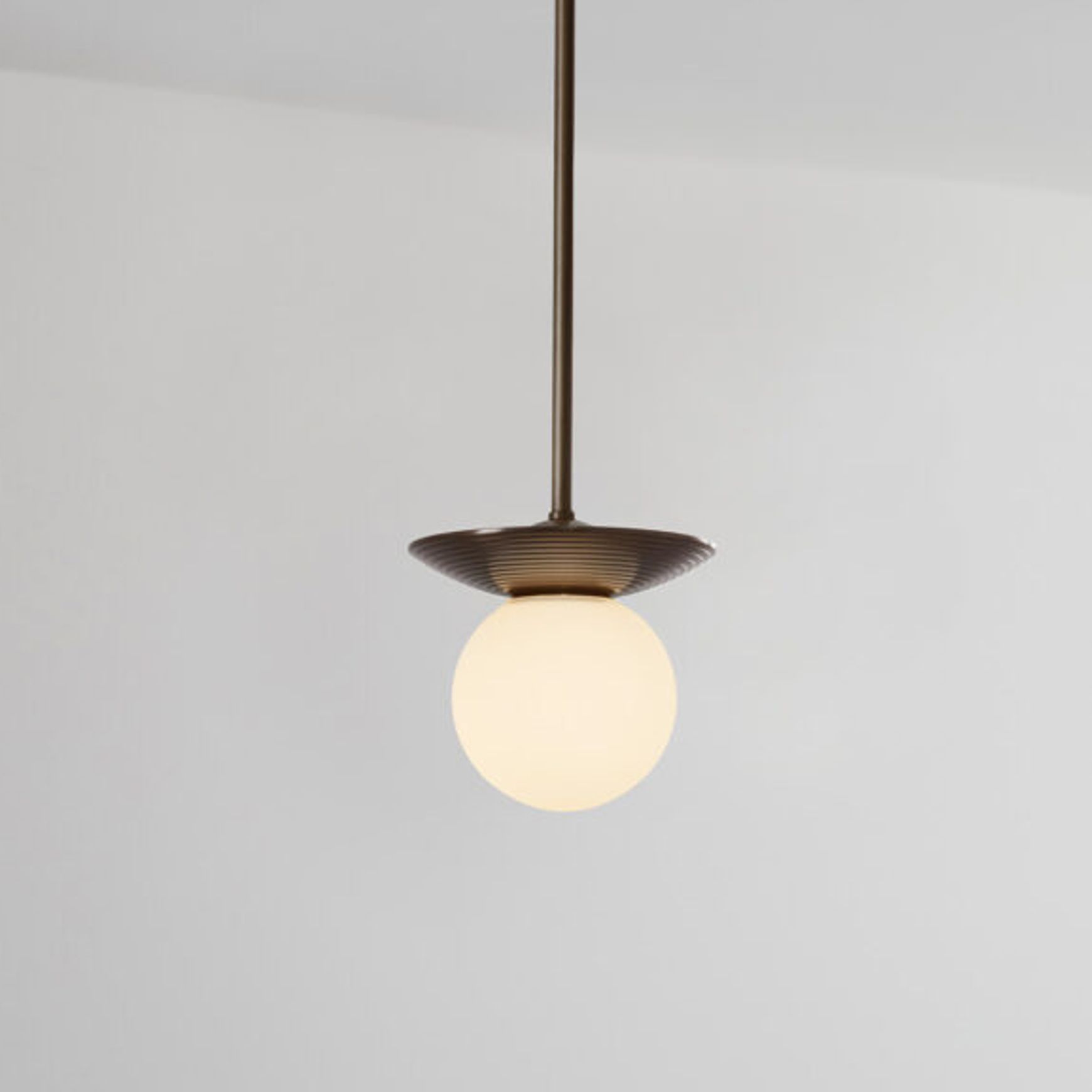 Orbit Brass Pendant Light