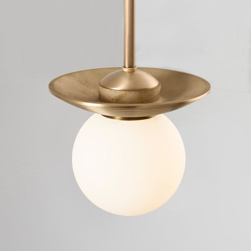 Orbit Brass Pendant Light