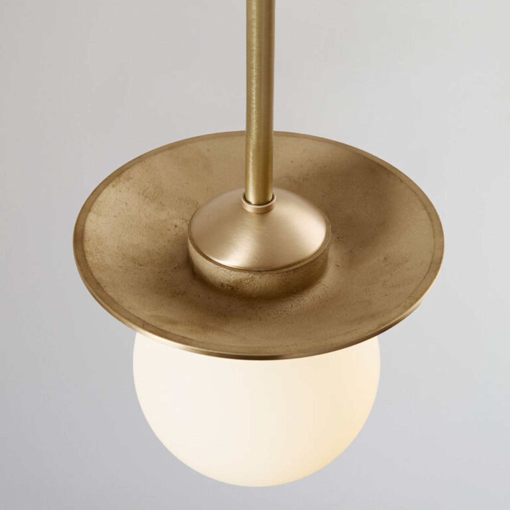 Orbit Brass Pendant Light
