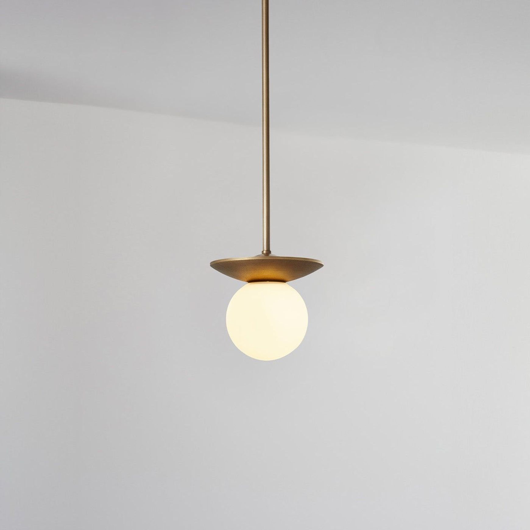 Orbit Brass Pendant Light