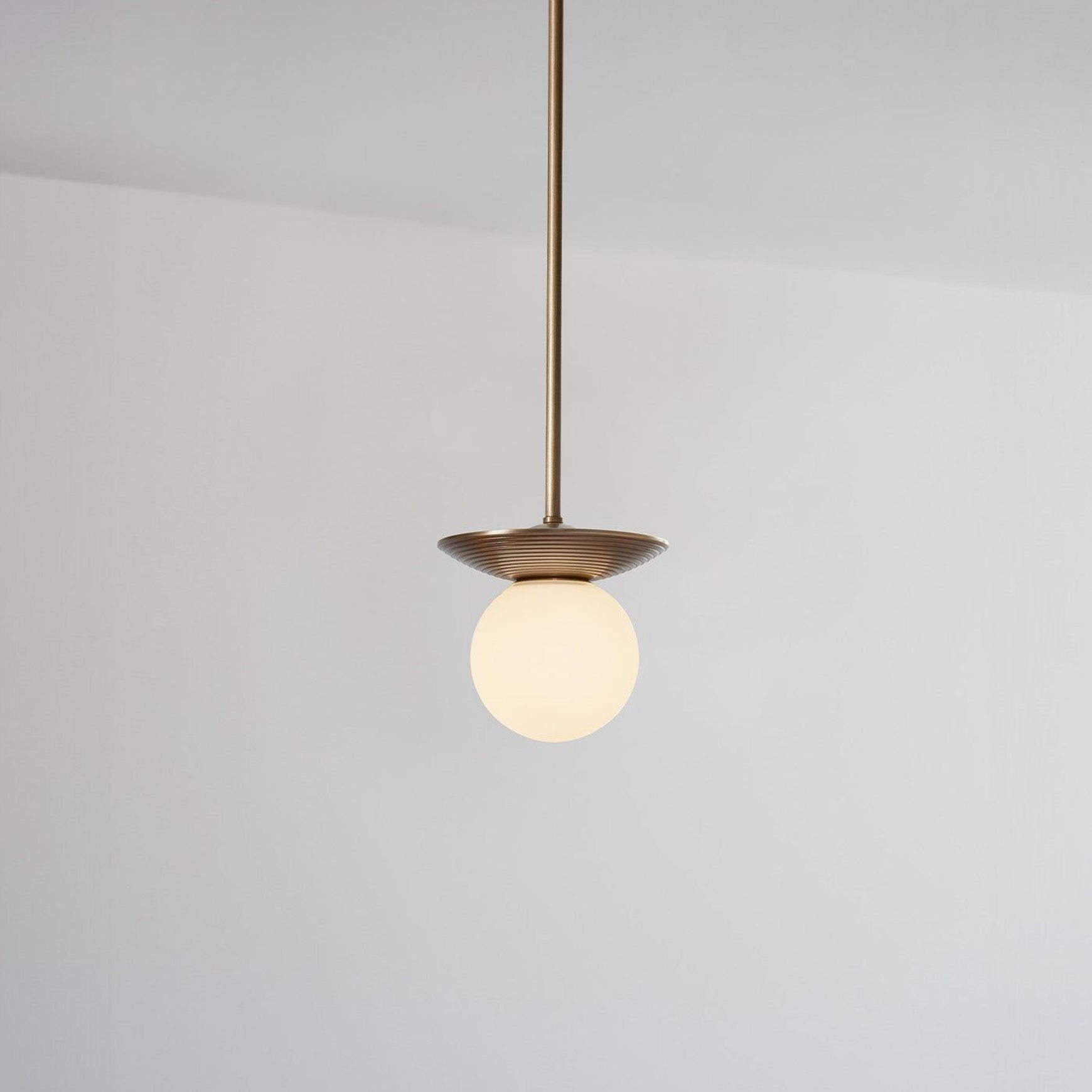 Orbit Brass Pendant Light