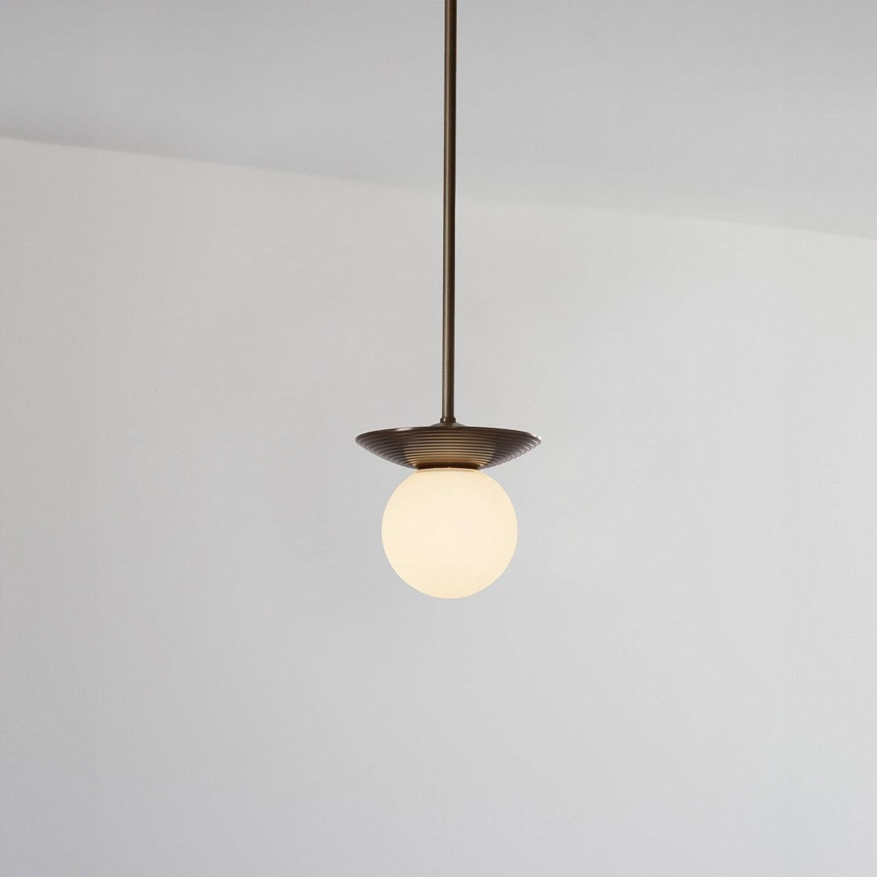 Orbit Brass Pendant Light
