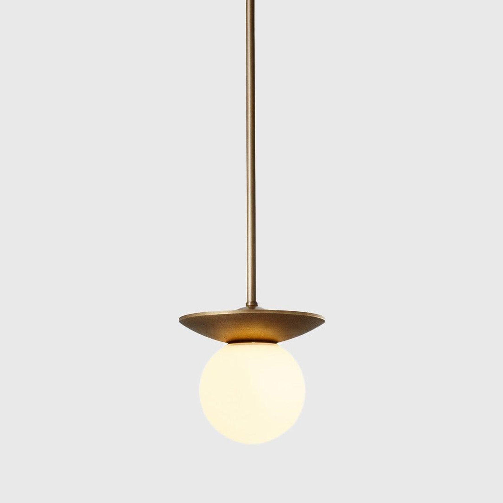 Orbit Brass Pendant Light