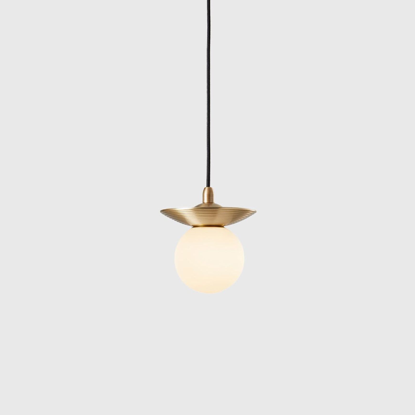 Orbit Brass Pendant Light