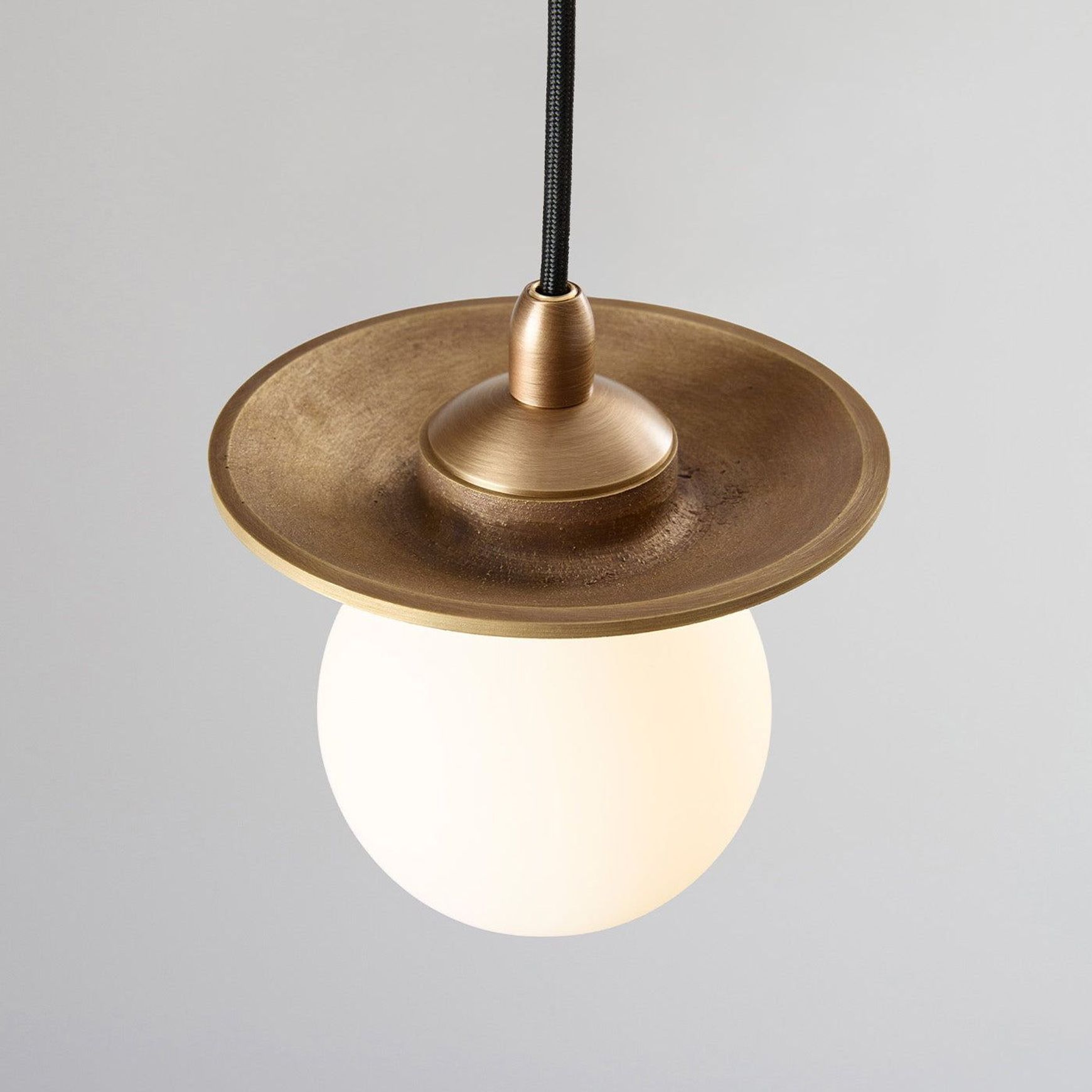 Orbit Brass Pendant Light