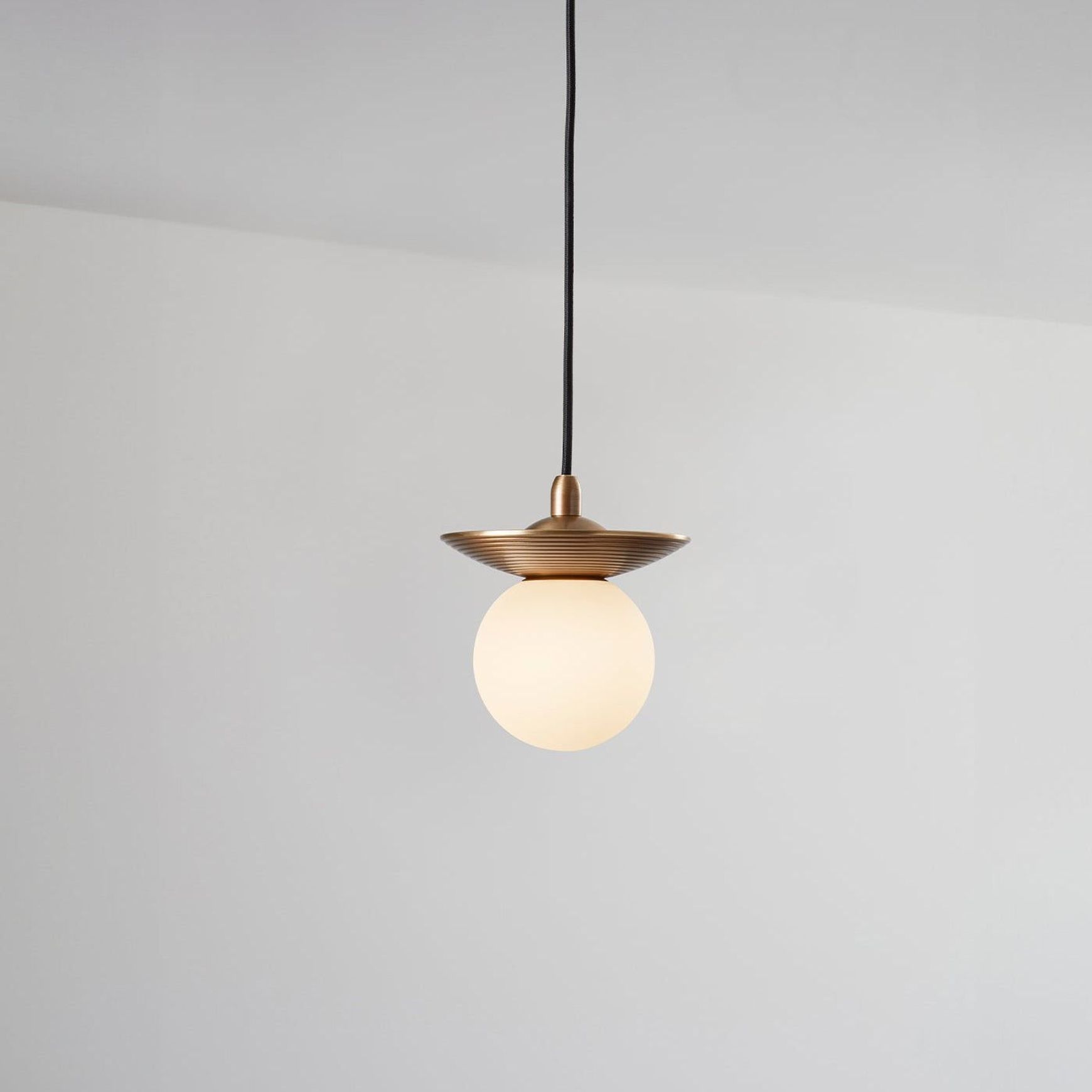 Orbit Brass Pendant Light