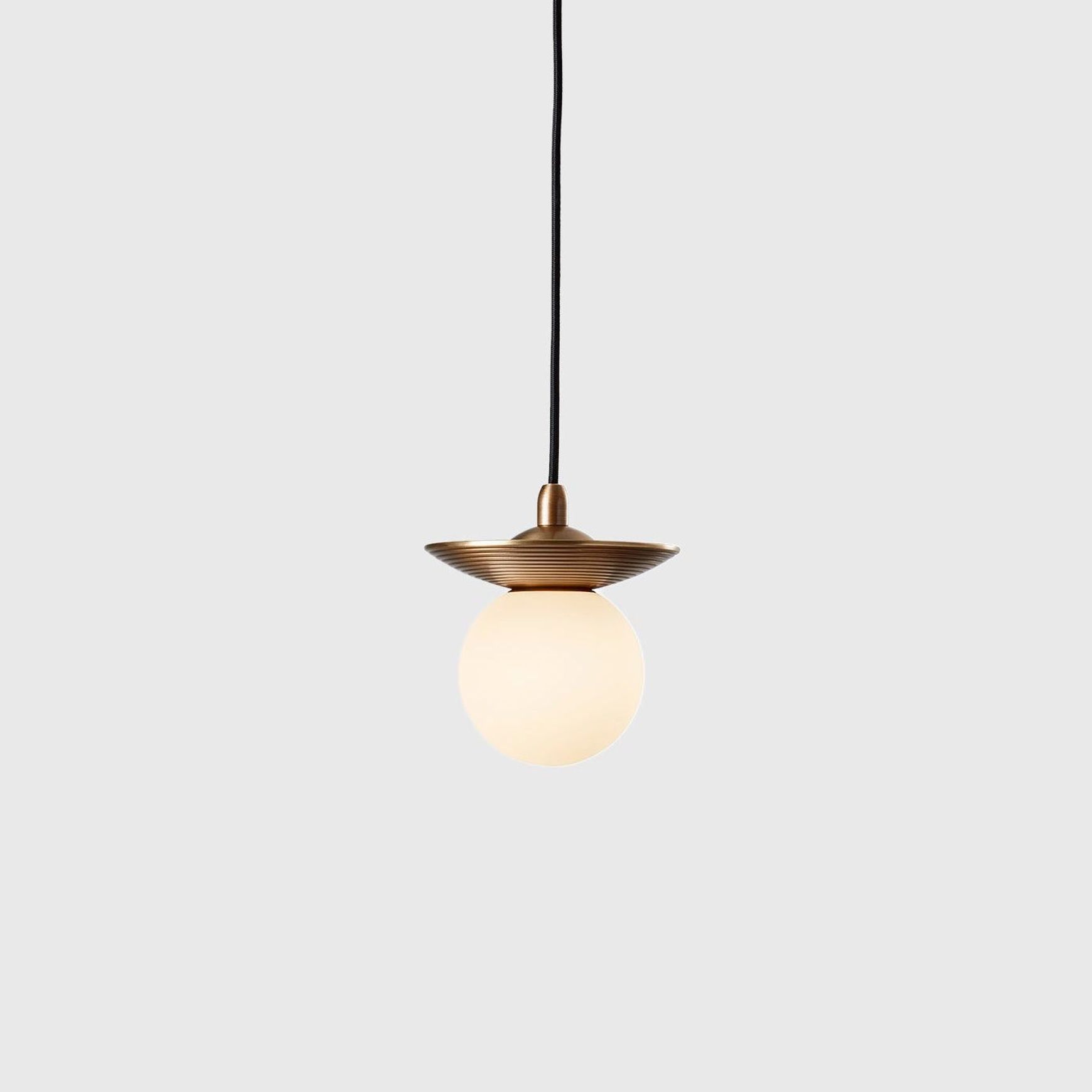 Orbit Brass Pendant Light