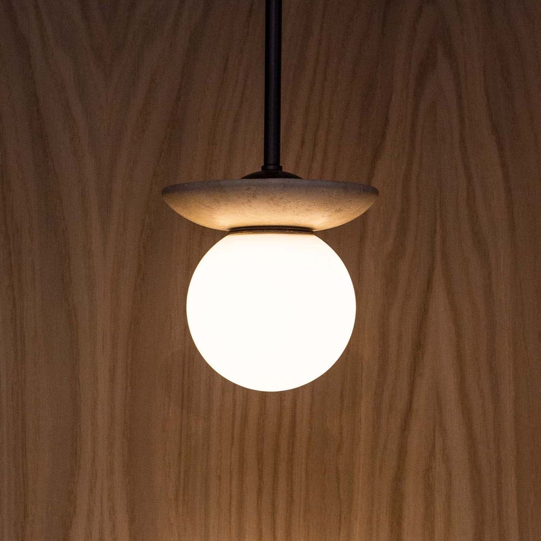 Orbit Stone Pendant Light
