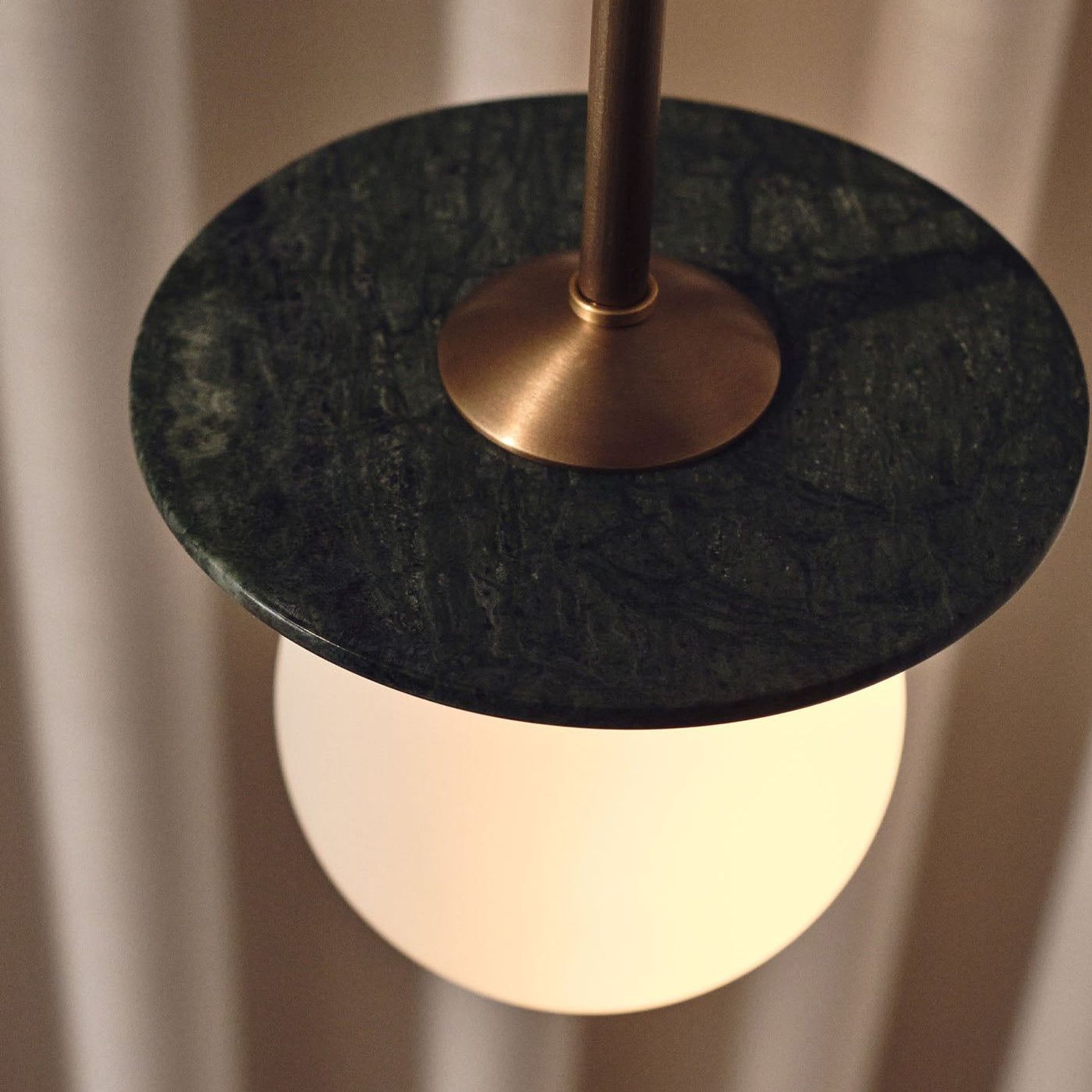 Orbit Stone Pendant Light