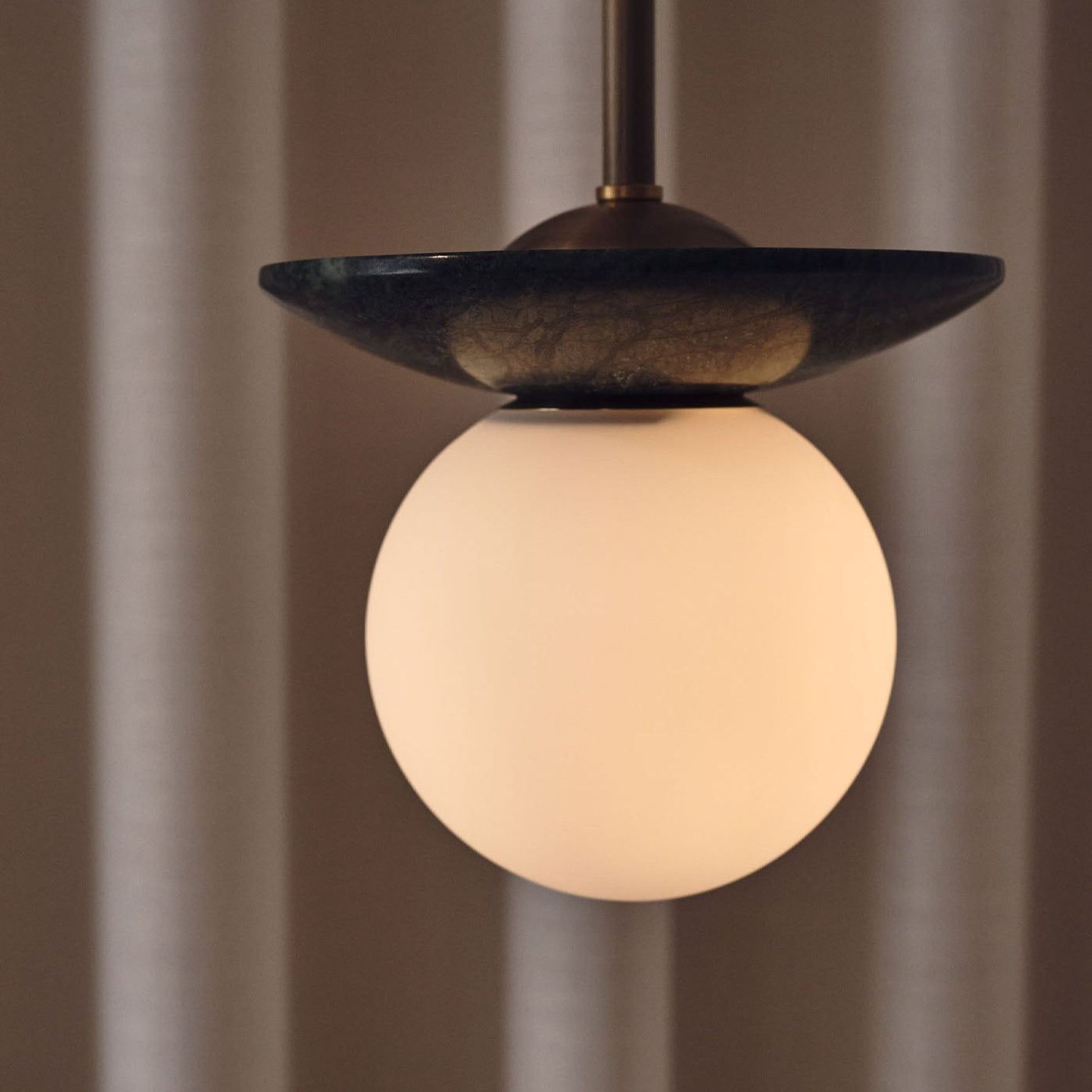 Orbit Stone Pendant Light