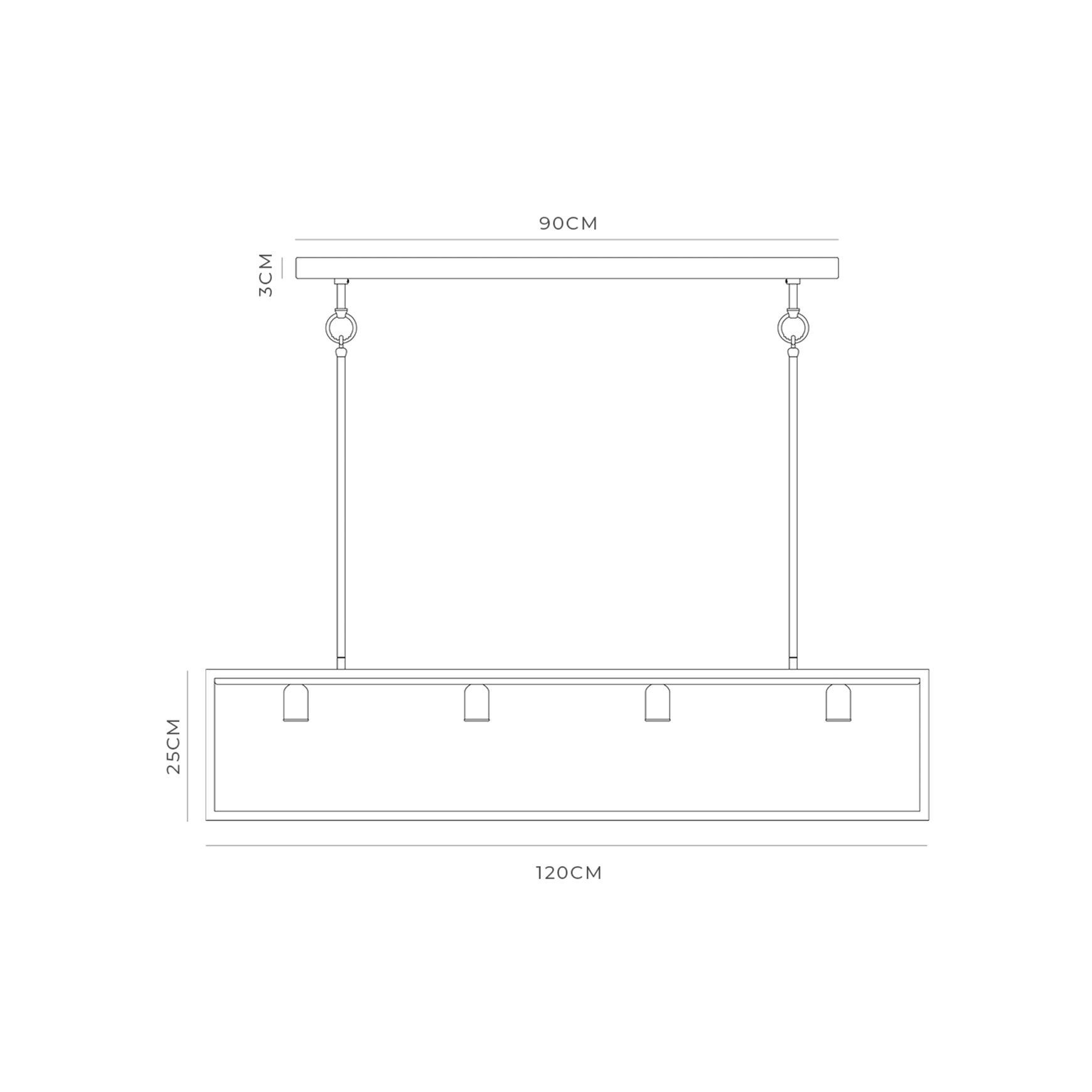 Dover Linear Pendant Light