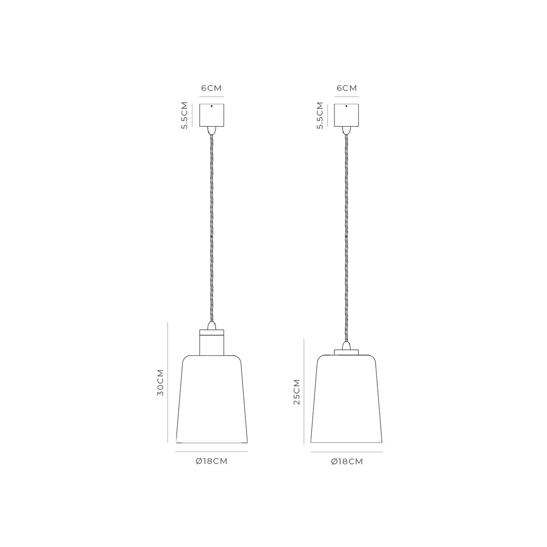 Parlour Glass Pendant Light