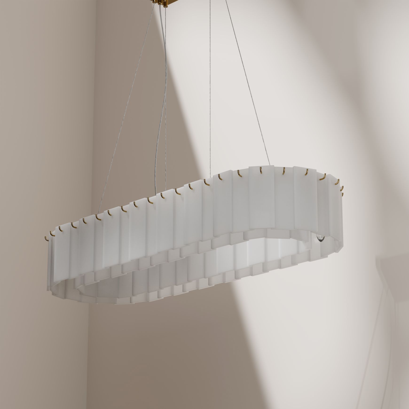 Mirage Alabaster Stone Chandelier