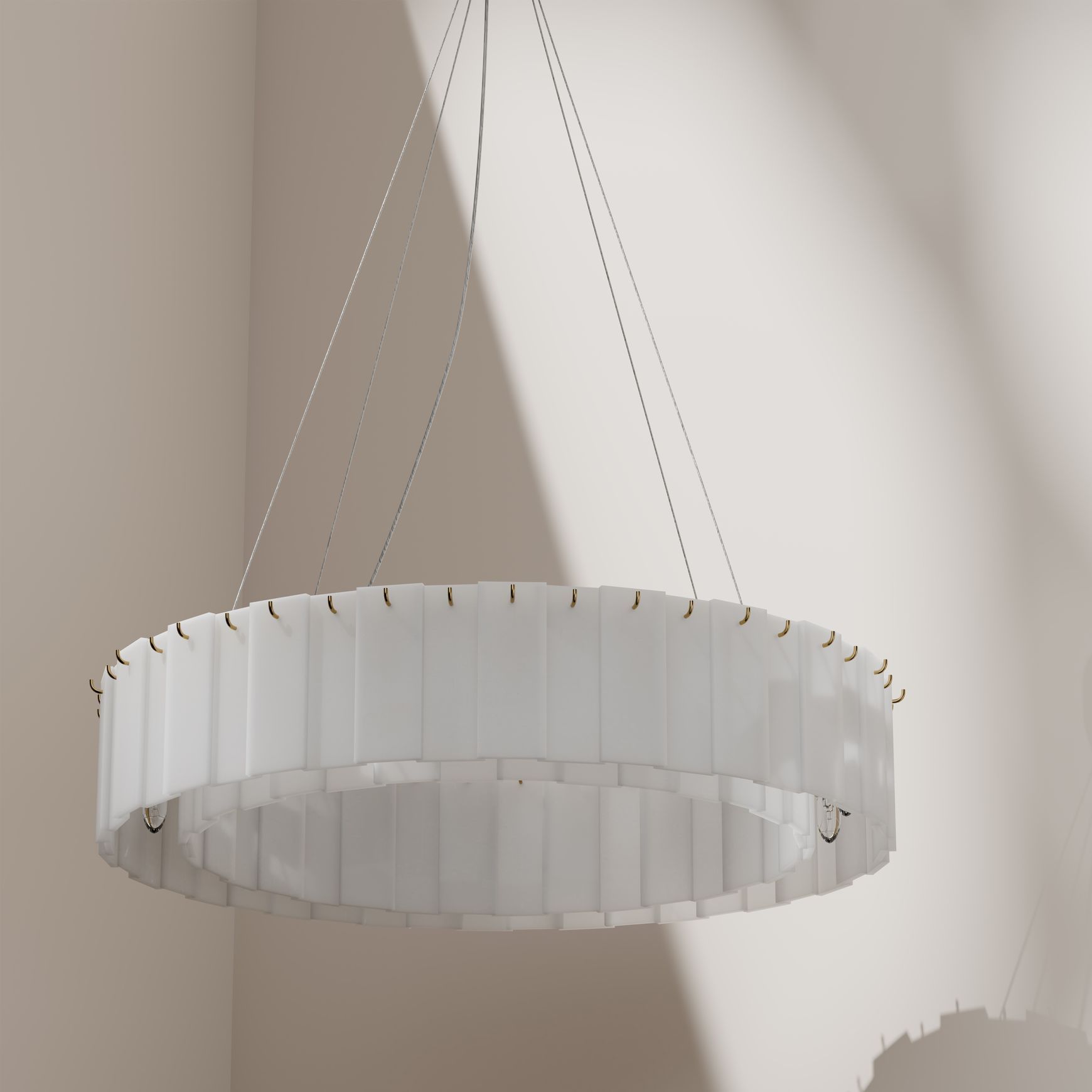 Mirage Alabaster Stone Chandelier