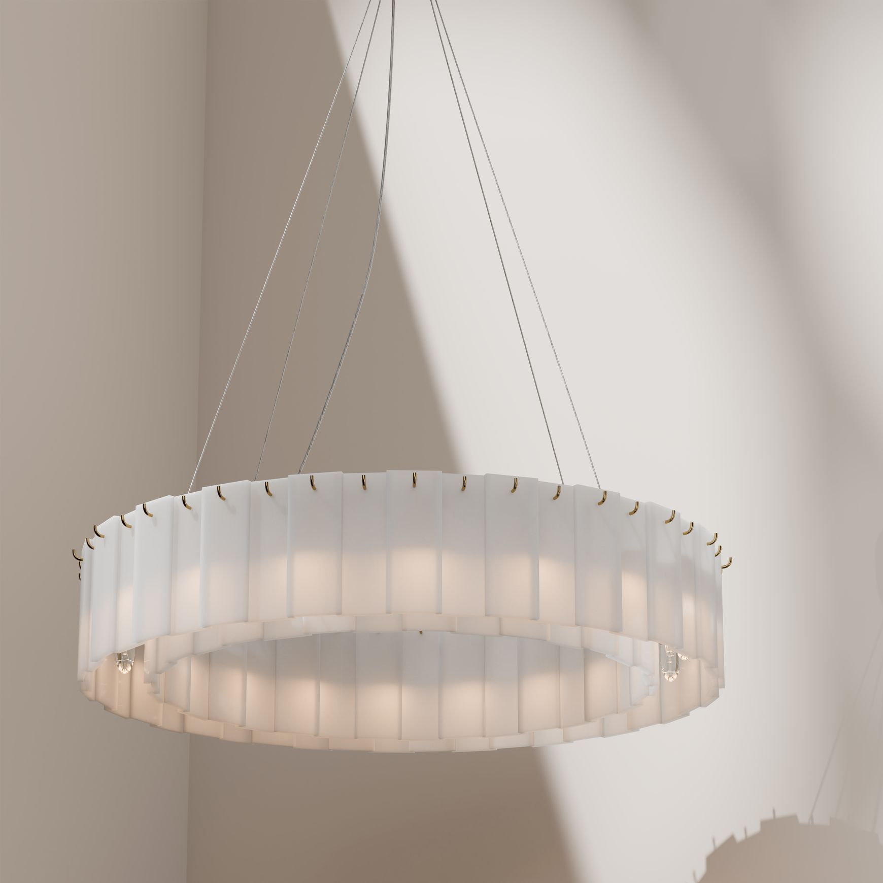 Mirage Alabaster Stone Chandelier