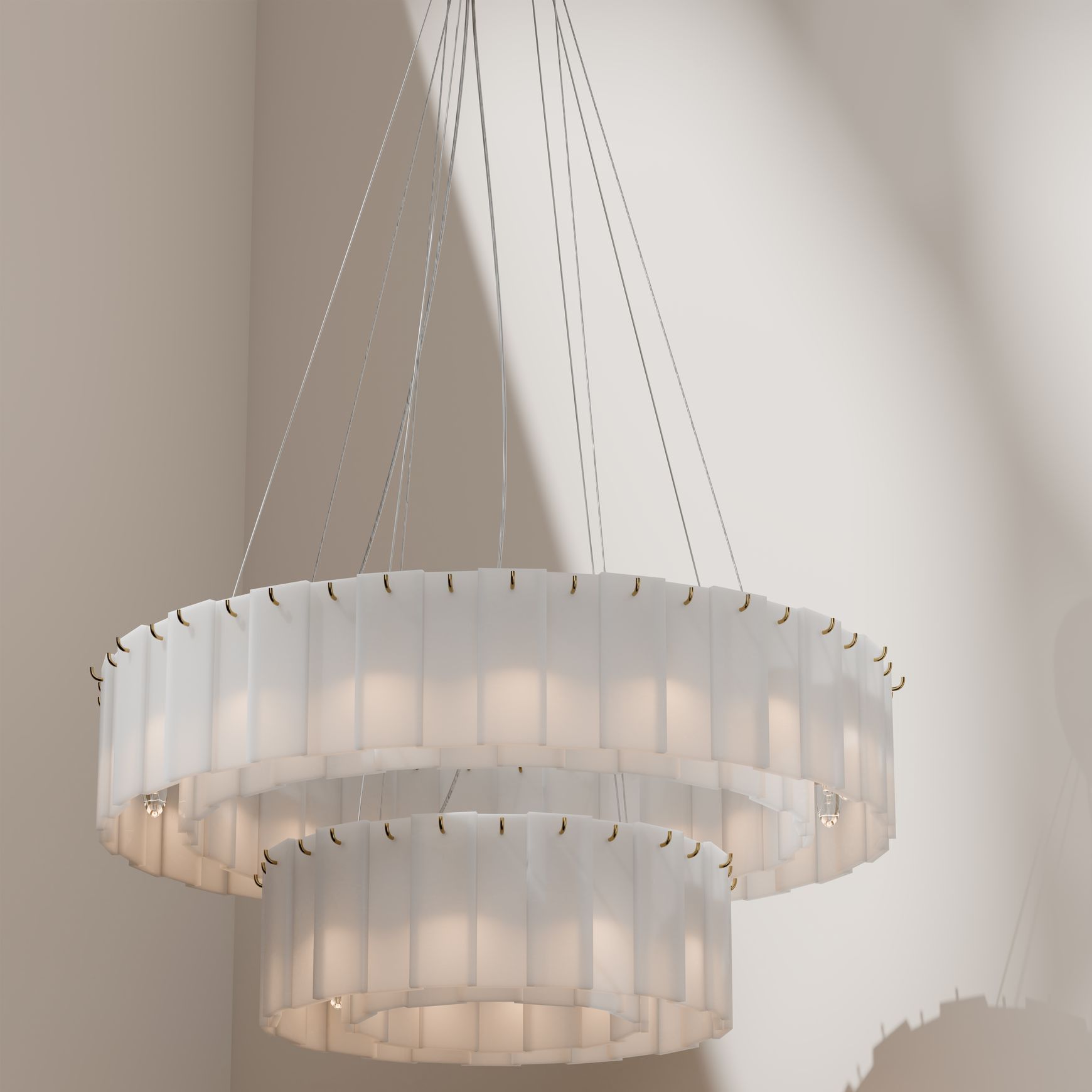 Mirage Alabaster Stone Chandelier