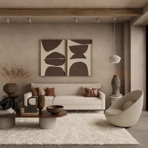 Munia Fluted Gypsum Customisable Light