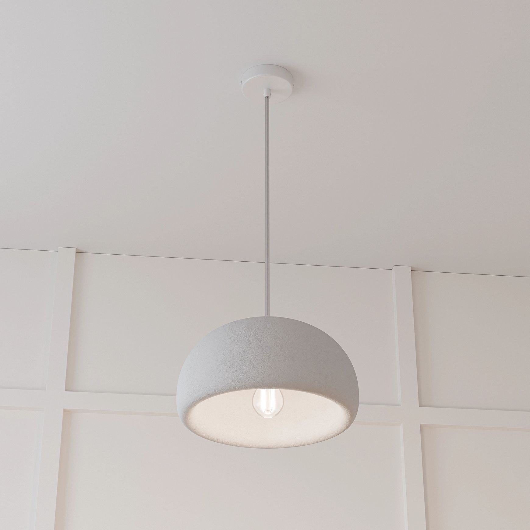 Passerine Wabi-Sabi Polymer Resin Pendant Light